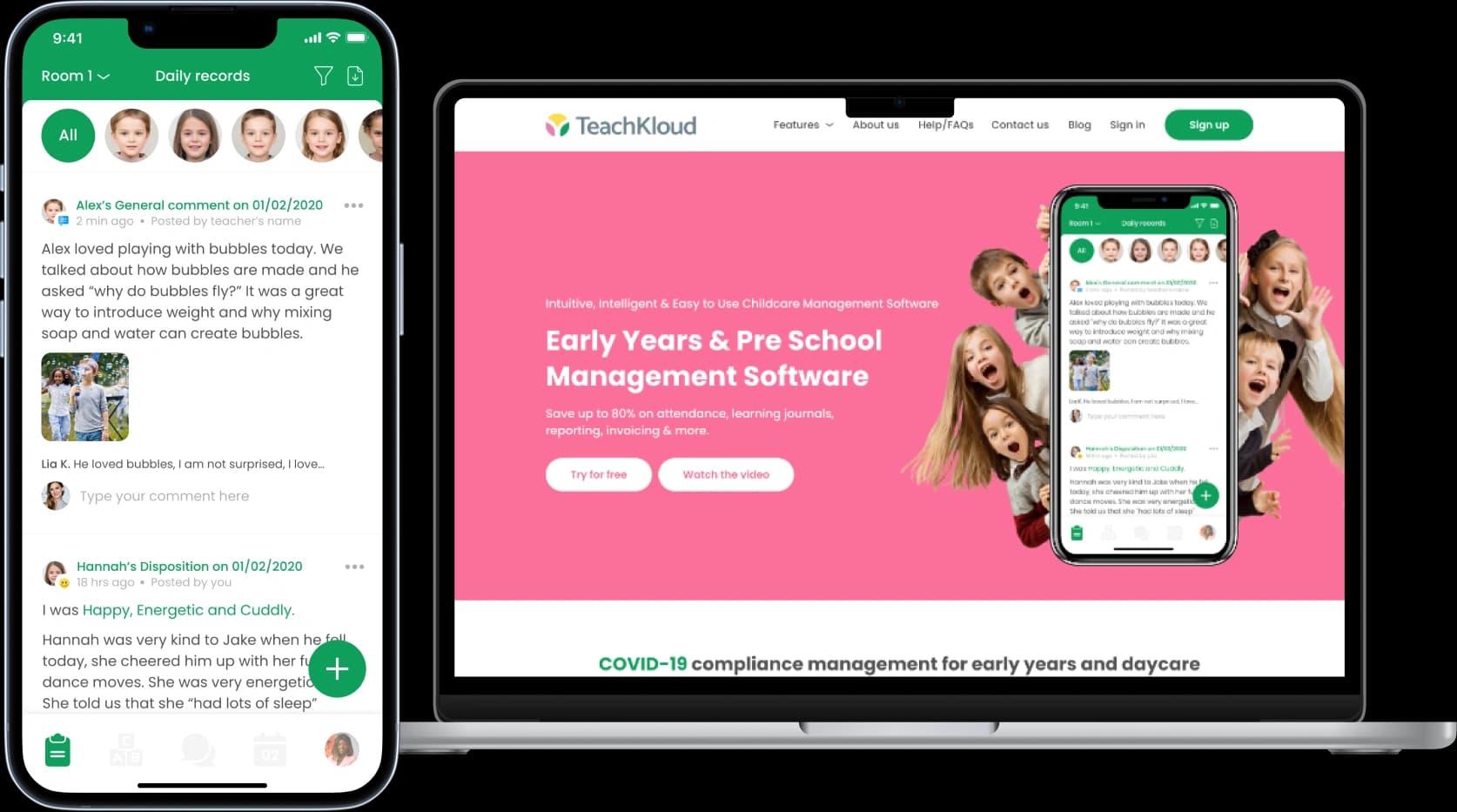 Mobile and web app development interface preview